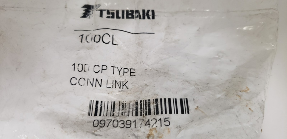 TSUBAKI 100CL ROLLER CHAIN CONNECTING LINK, NIB