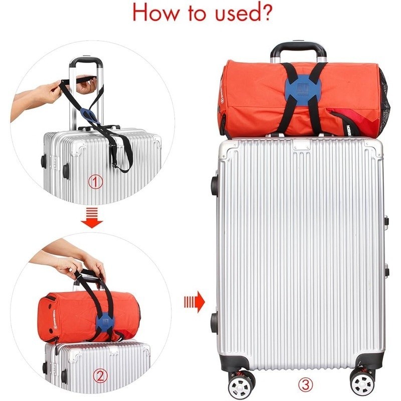 Adjustable Luggage Bungee Strap Elastic Holder Travel Accessory New