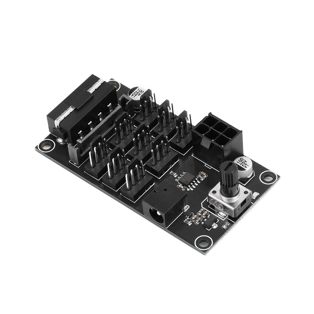Computer Chassis PWM Violent Fan Speed Controller 9-Channel Fan Hub Controller
