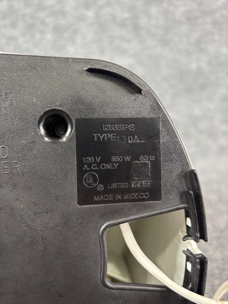 Krups Aroma 10 Cup Coffee Maker Type 130 A White Tested Working