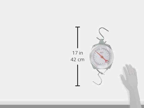 Pit Bull 1 X 110 lb. Hanging Spring Kitchen Dial Scale, Silver