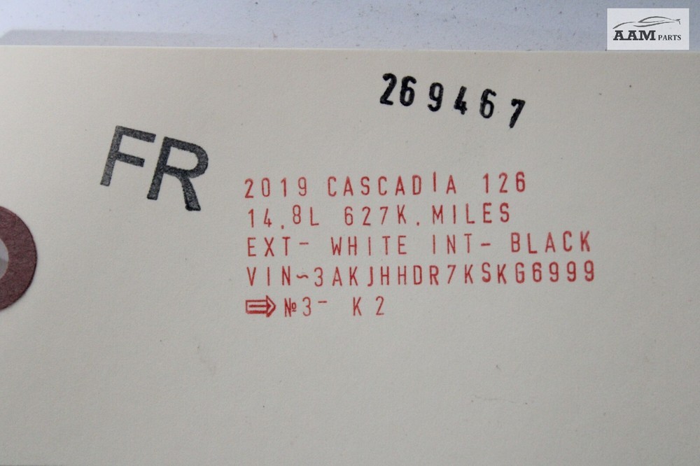 2018-2024 FREIGHTLINER CASCADIA FRONT RIGHT DOOR COMPUTER CONTROL MODULE OEM