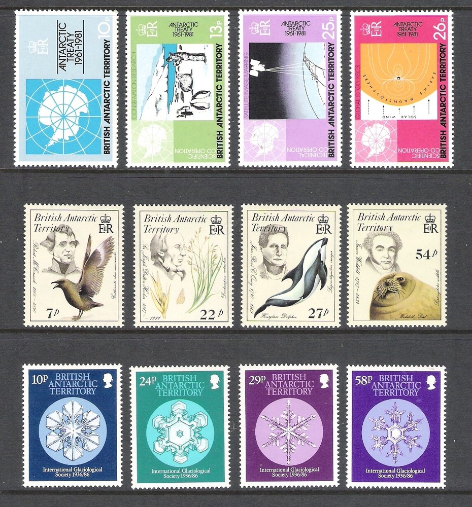 BRITISH ANTARCTIC TERRITORY 1981-86 ISSUES (MNH)