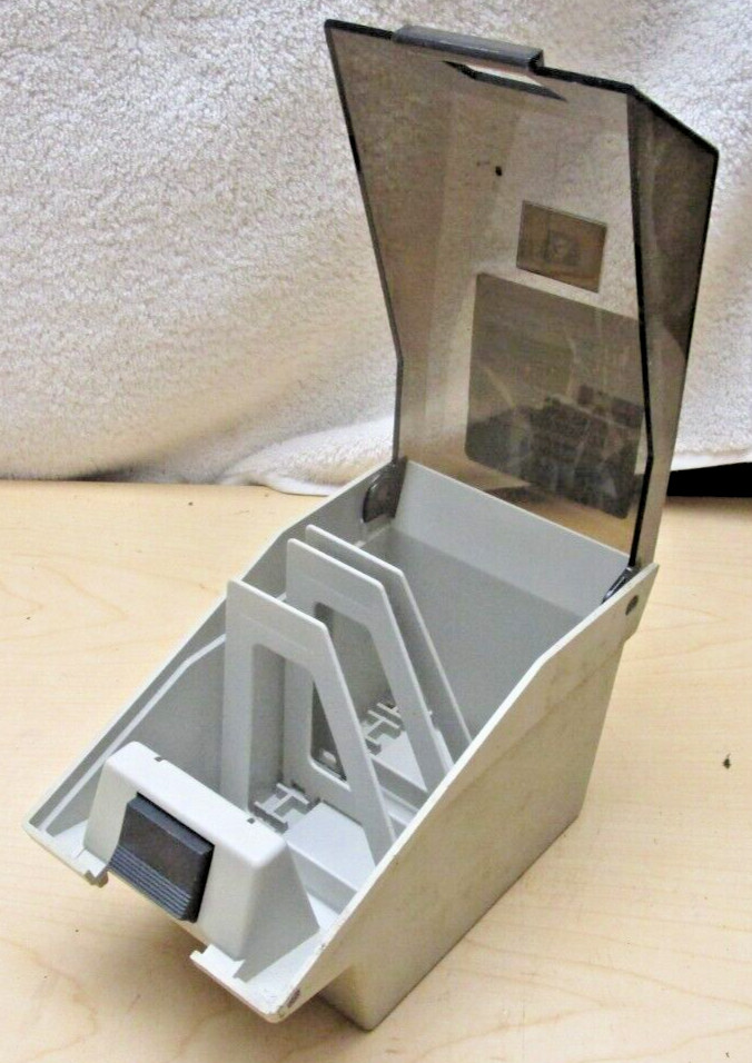 Vintage ALLSOP 3.5 Floppy Disk Software Storage Box Case