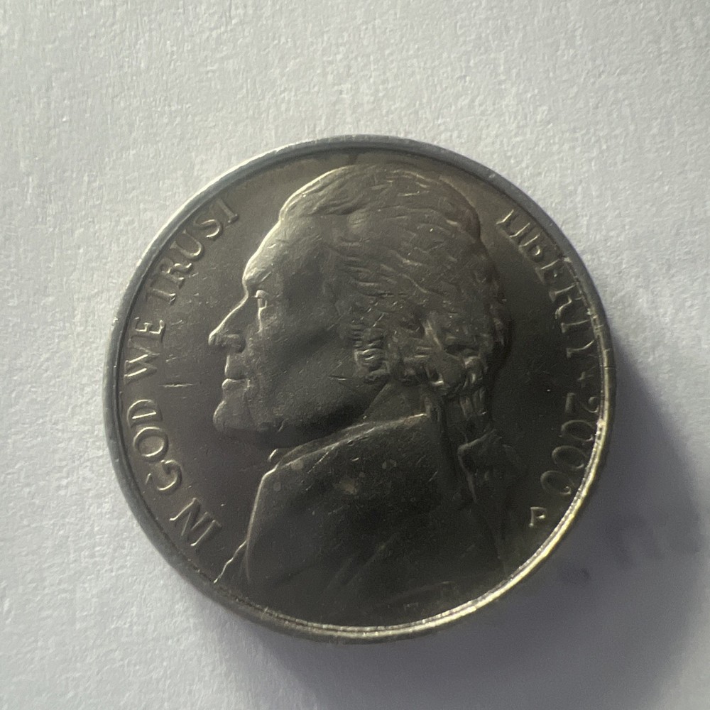 2 Sided Double Headed Nickel Front &Back both Heads 2 Different Years 2000/1982