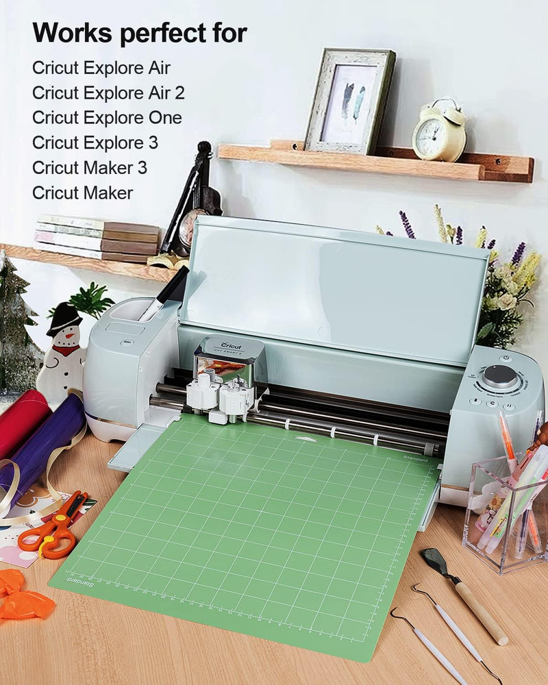 Cutting Mat 12X12 20 Pack, Compatible with Cricut Maker 3/Maker/Explore 3/Air 2/