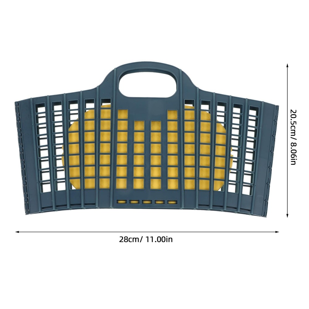 Foldable Handbasket with Handle 2-Pack for Fruit and Vegetable Storage Kitche...