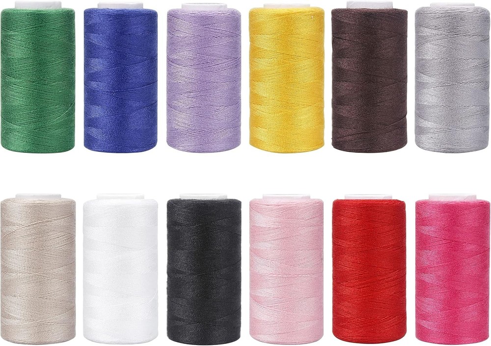 Sewing Threads Polyester Bobbin Embroidery Machine DIY