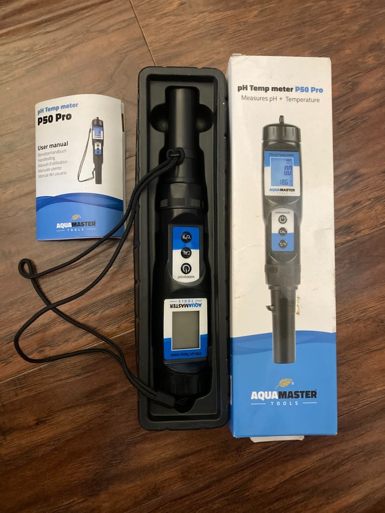 Aqua Master Tools P50 Pro pH Temp Meter