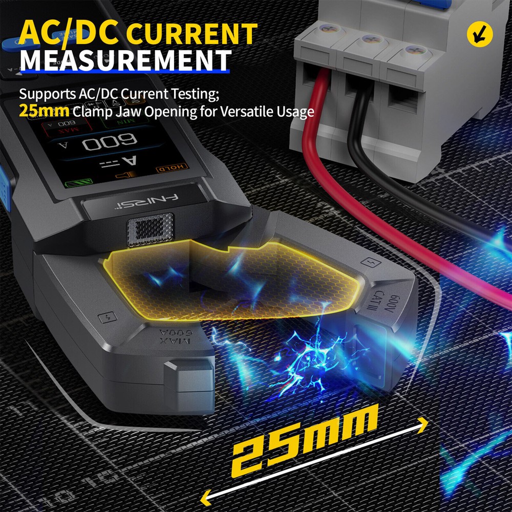 DMC-100 Digital Multimete Current Clamp Meter Amperimetric Clamp Tester ToolbKDR