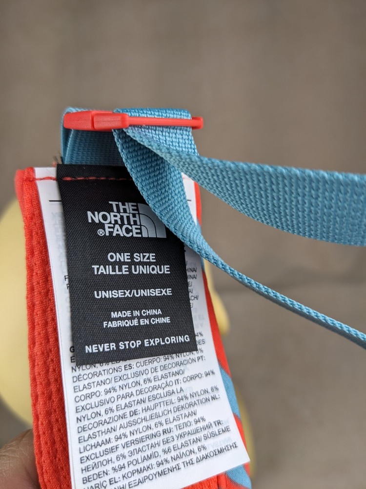 The North Face Unisex Visor Class V Reef Waters Orange NWT