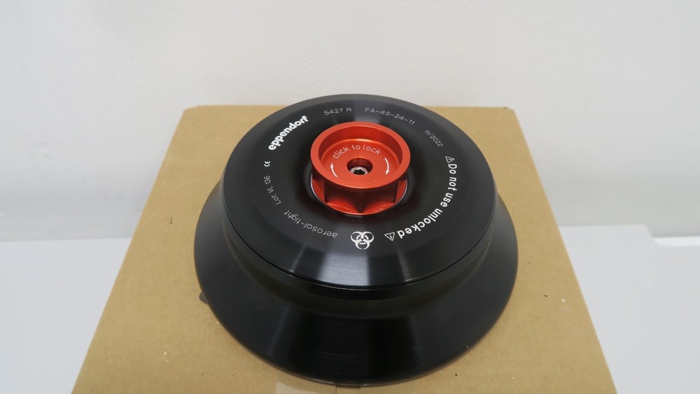 New Eppendorf FA-45-24-11 Fixed Angle Rotor with Lid