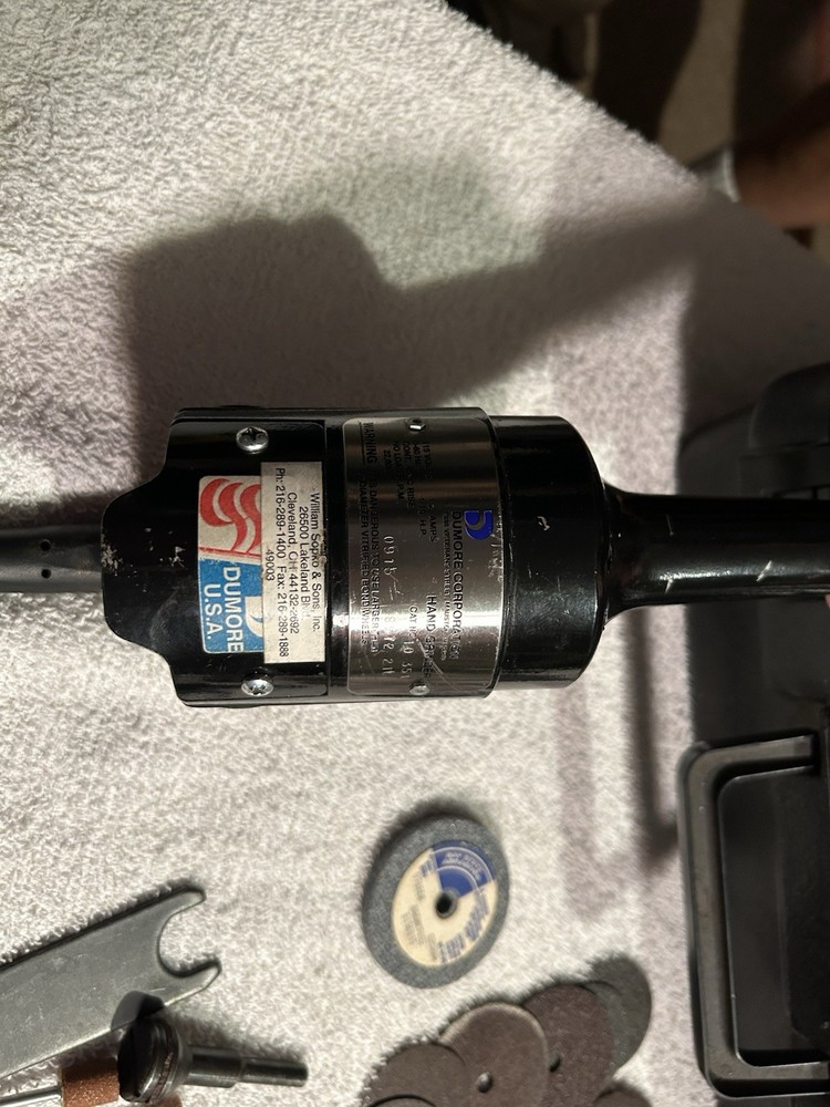 Dumore Hand Grinder Kit Model 10-355