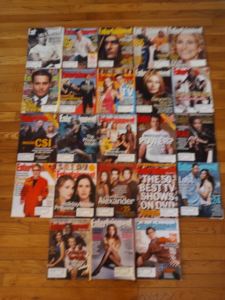Entertainment Weekly 2004 Magazine Collection 48 Issues