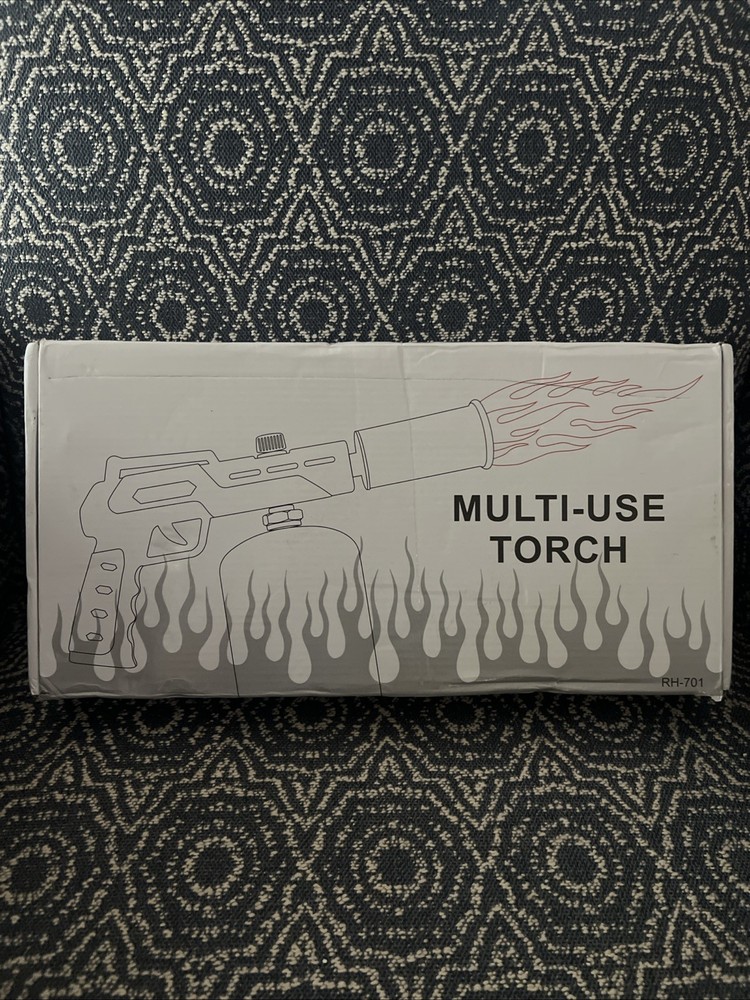 Powerful Propane Torch Gun, Kitchen Torch with Adjustable Flame