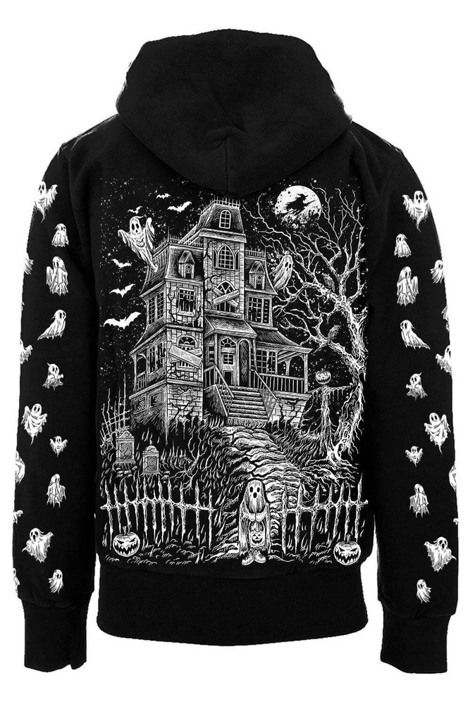 Haunted Mansion Hoodie [WHITE]