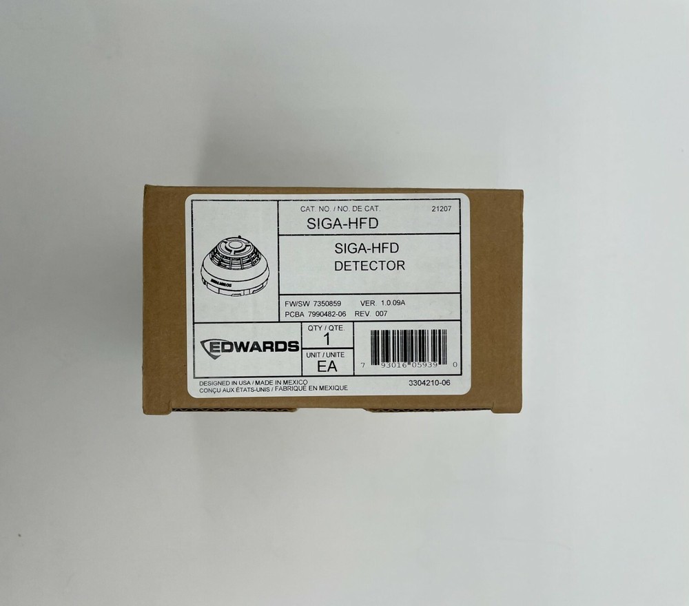 Edwards SIGA-HFD - Same Day Shipping (SEALED)