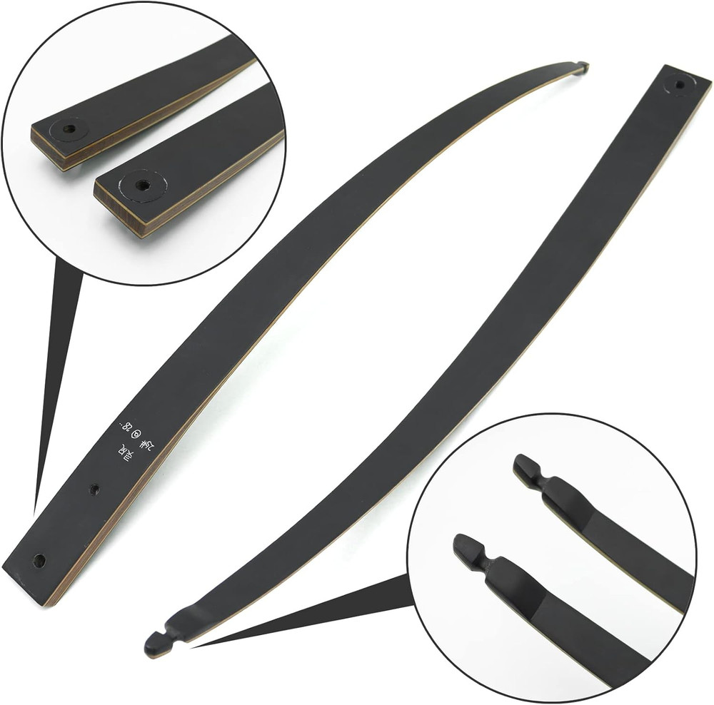 60 Inch Black Hunter Longbow 20-60 Lbs Archery Bow with Stringer Tool Right Hand