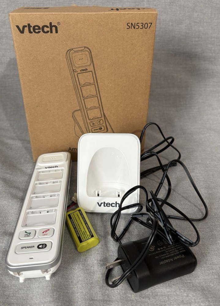 VTech SN5307 Amplified Accessory Elderly Handset With Big Picture Dial Buttons