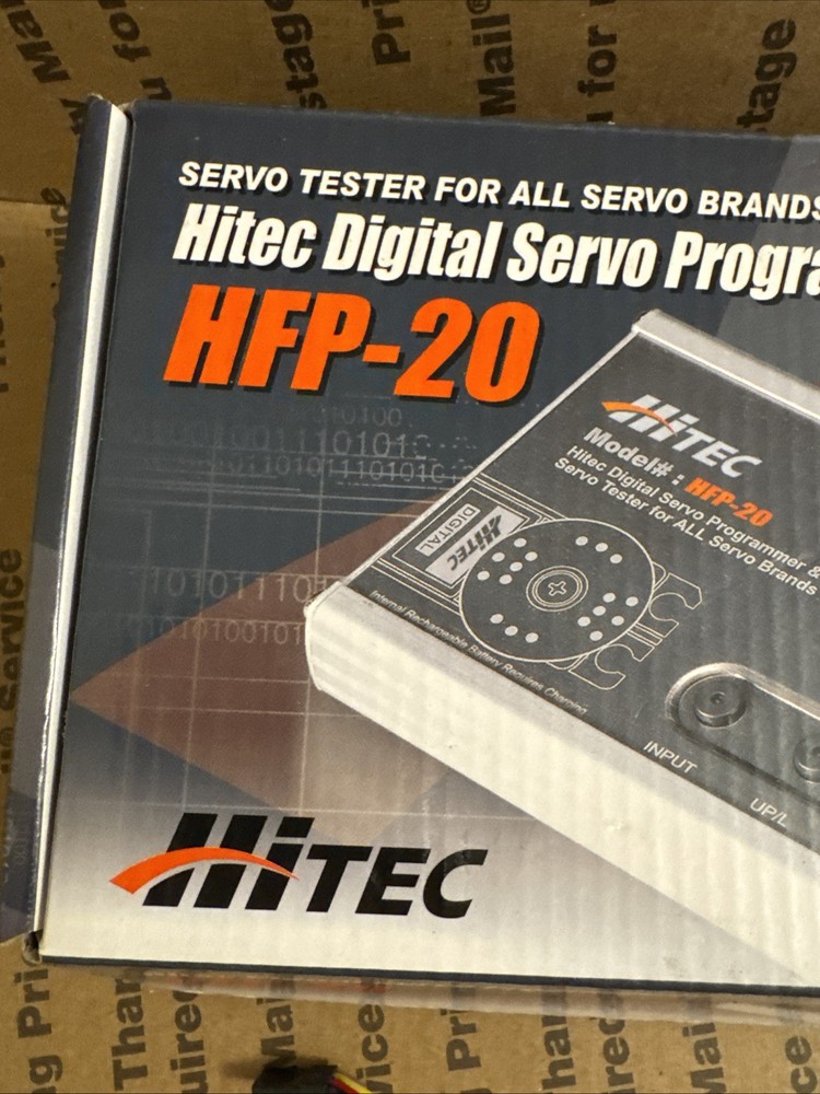 Untested Hitec Digital Servo Programmer HFP-20 in Original Box (Please Read)