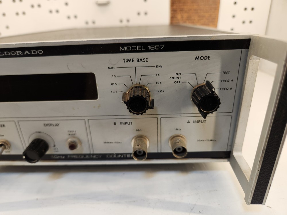 ELDORADO Model 1657 - 1GHz Digital Frequency Counter Powers On, Untested
