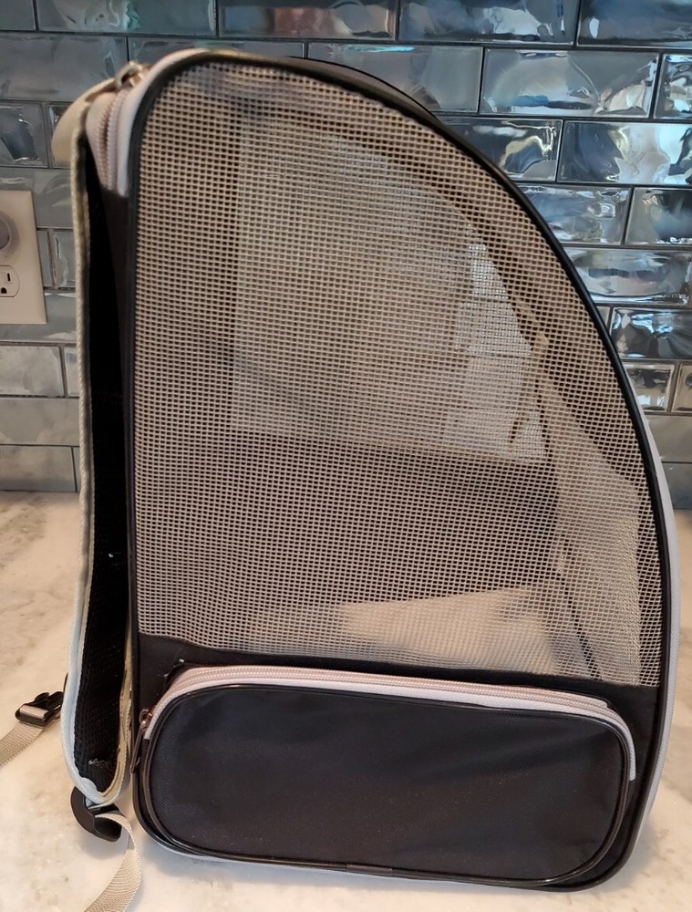Texsens Cat or Dog Backpack Carrier Ventilated Design Mesh *Read Description*