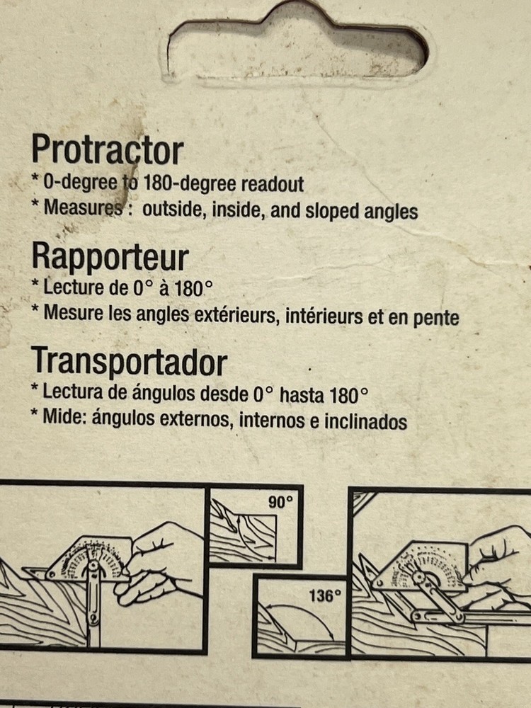Hempe Protractor Angle Finder