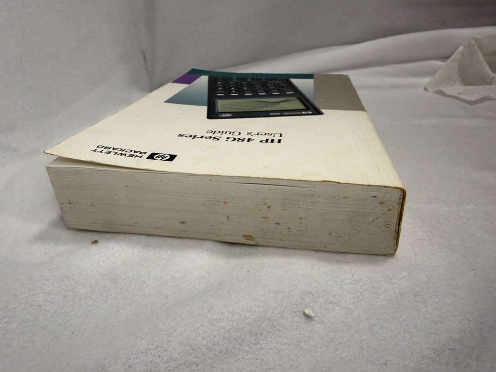 Hp 48g Series Advanced User's Reference Manual. Book Only. 48GX Hewlett Packard.