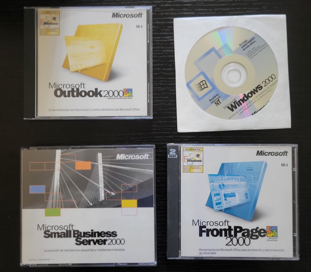 Microsoft Small Business Server 2000 in Spanish - Rare finding