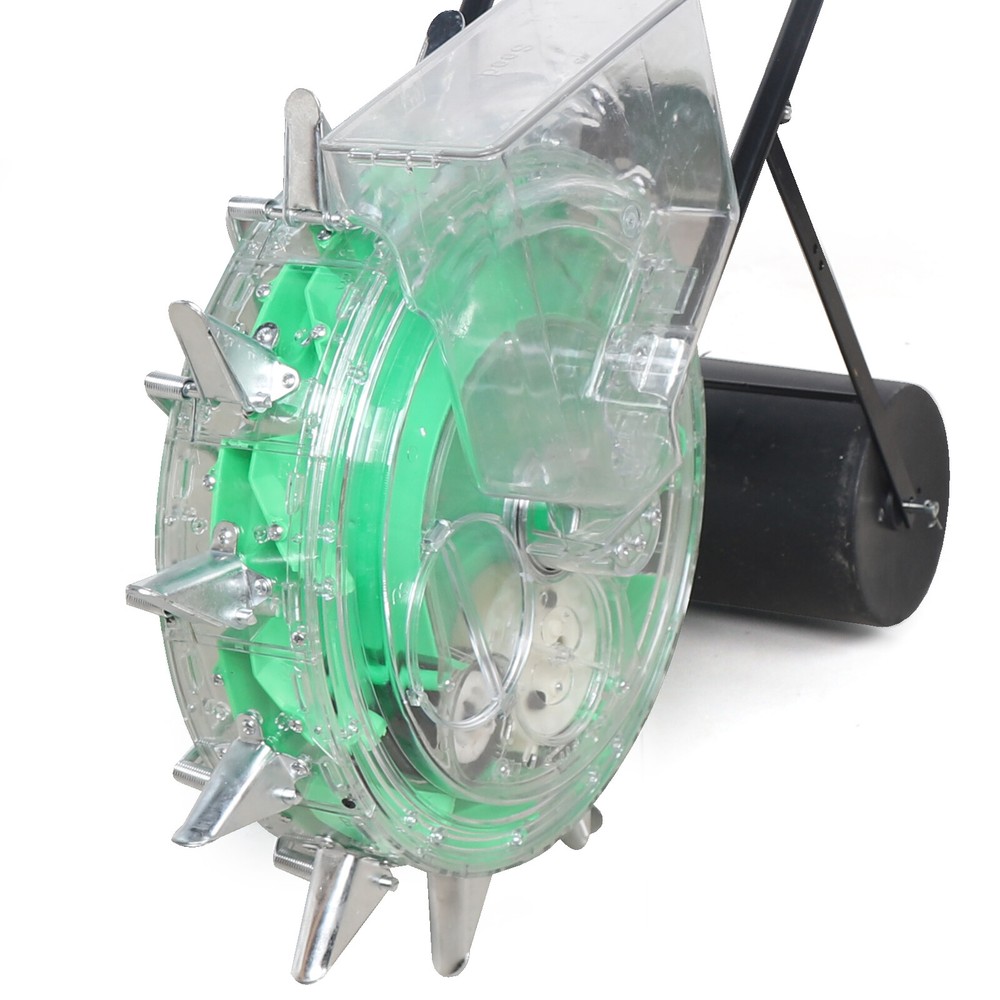 Manual Roller Corn Pea Peanut Seeder Seed Fertilizer Vegetable Planter