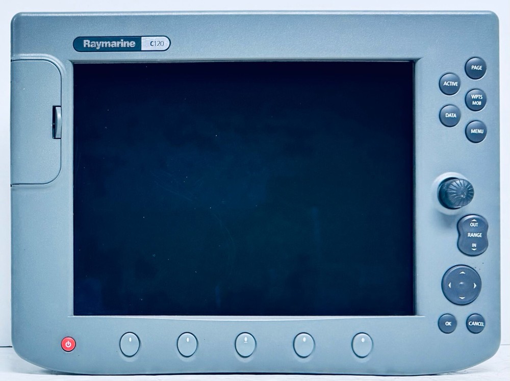 Raymarine C120 Chartplotter Radar Sonar Head Unit