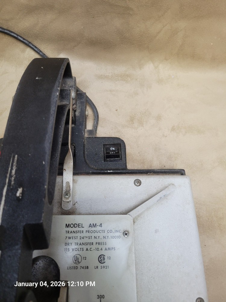 🔥 EX/press Model AM-4 Dry Transfer Heat Press