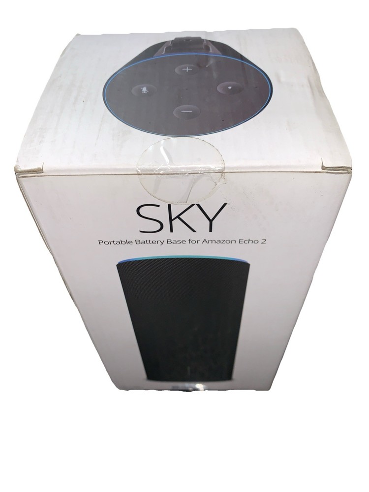 Ninety7 Sky Portable Battery Base for Amazon Echo 2 - Carbon