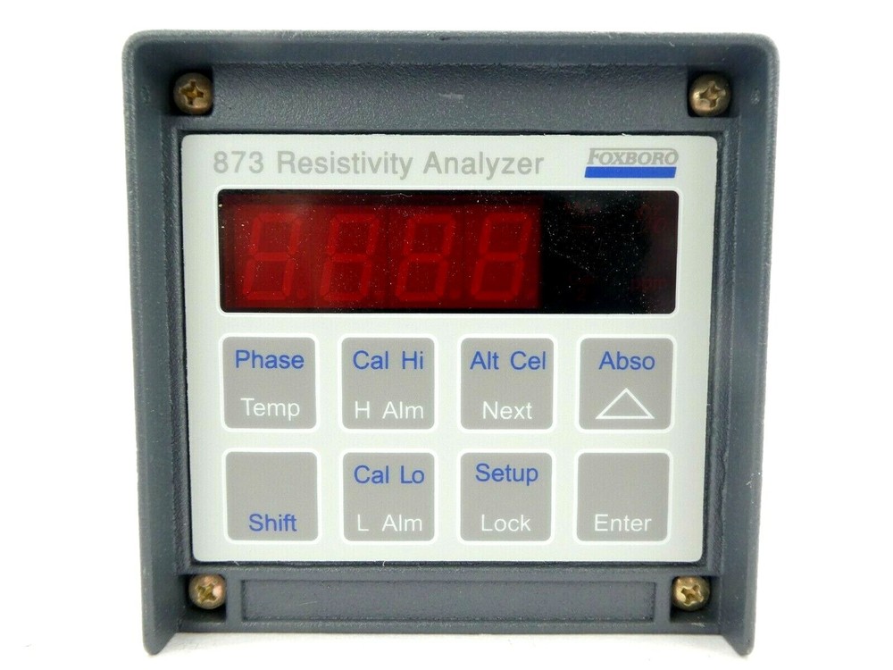 Foxboro 873RS-BTWFGZ Resistivity Analyzer 873 Working Surplus