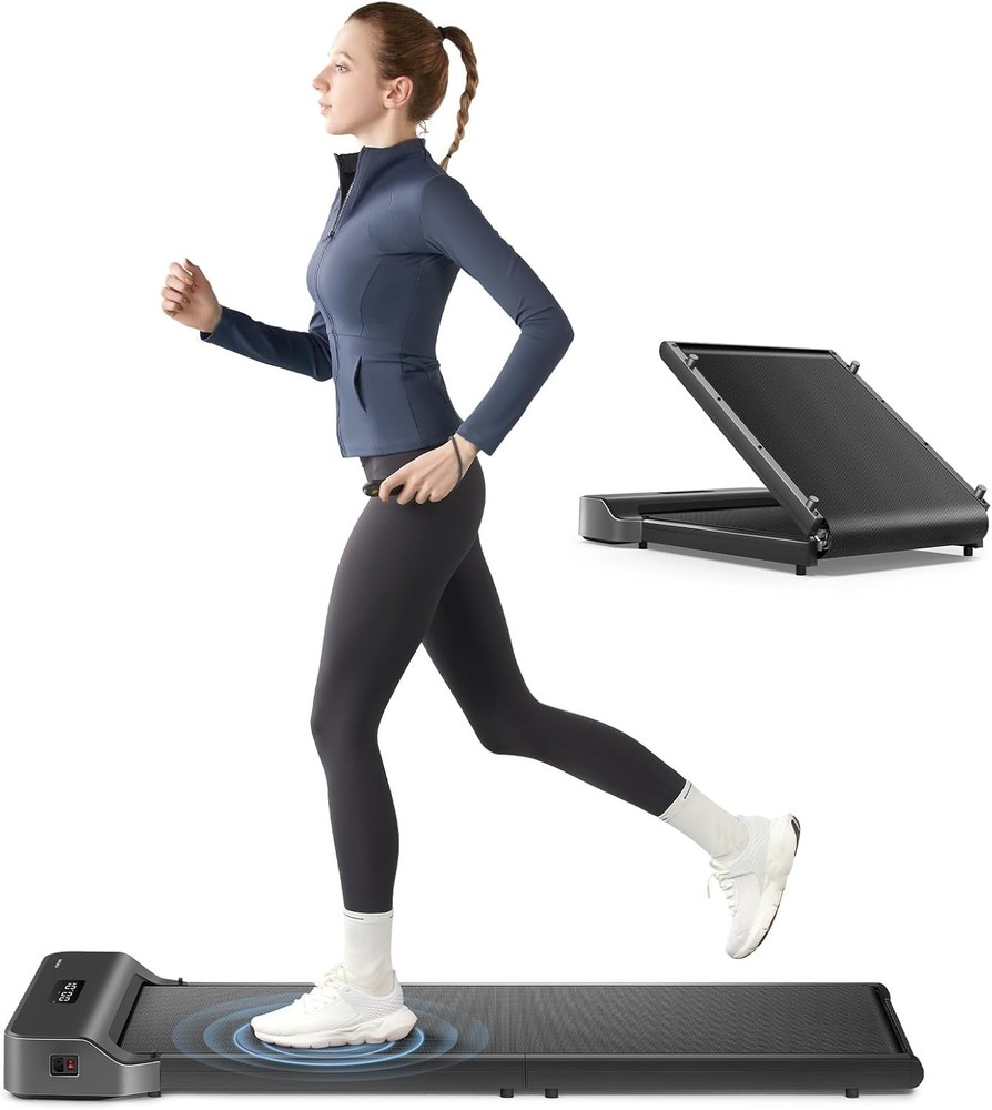 Foldable Walking Pad Under Desk Treadmill  Compact Home Office Walking Machine