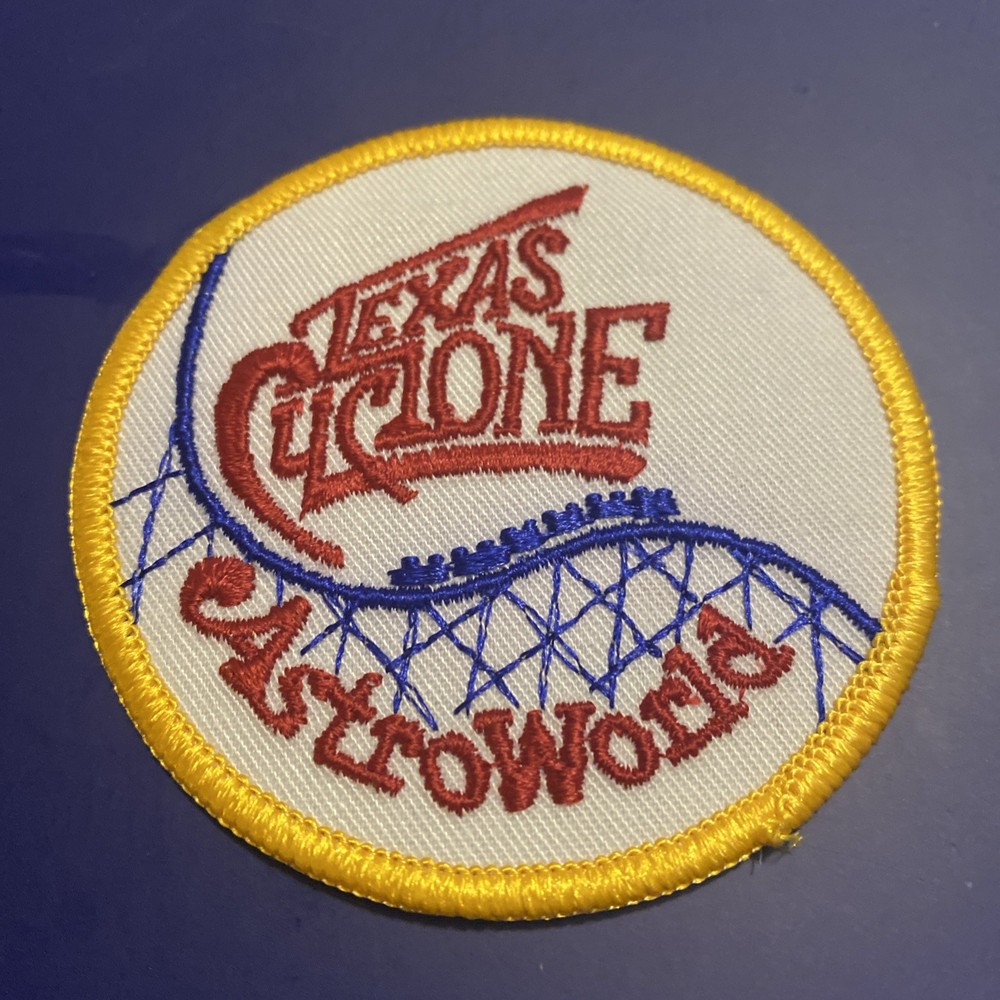 VTG TEXAS CYCLONE Astroworld Iron On Patch