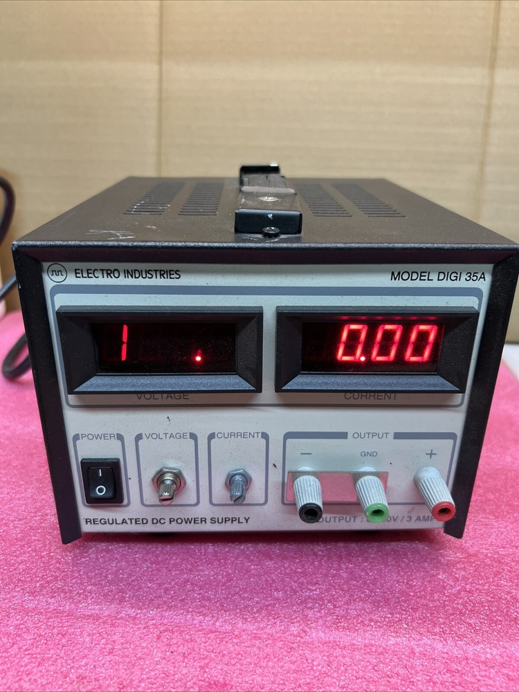 ELECTRO INDUSTRIES DC POWER SUPPLY DIGI 35A