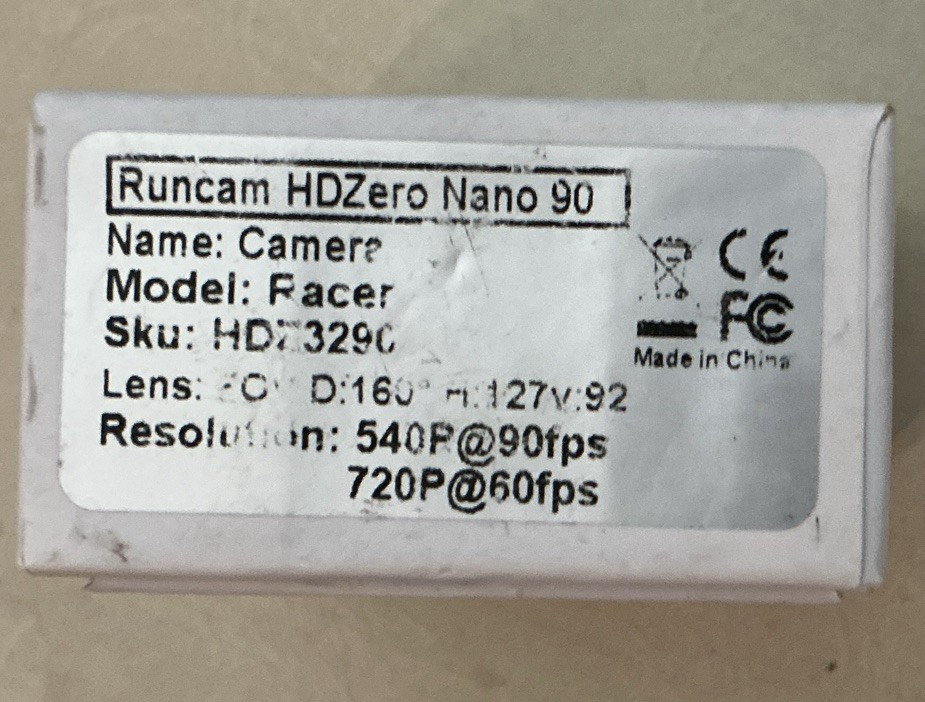Runcam HDZero Nano 90 HD FPV Camera V1