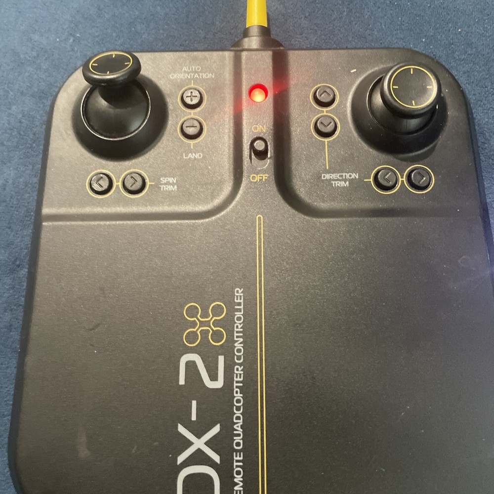 SHARPER IMAGE DX-2 Remote Quadcopter Drone And Controller Both Power On READ DES