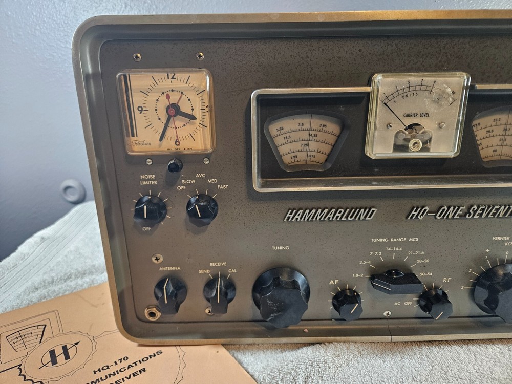 Hammerlund HQ-170 Ham Radio – Powers Up