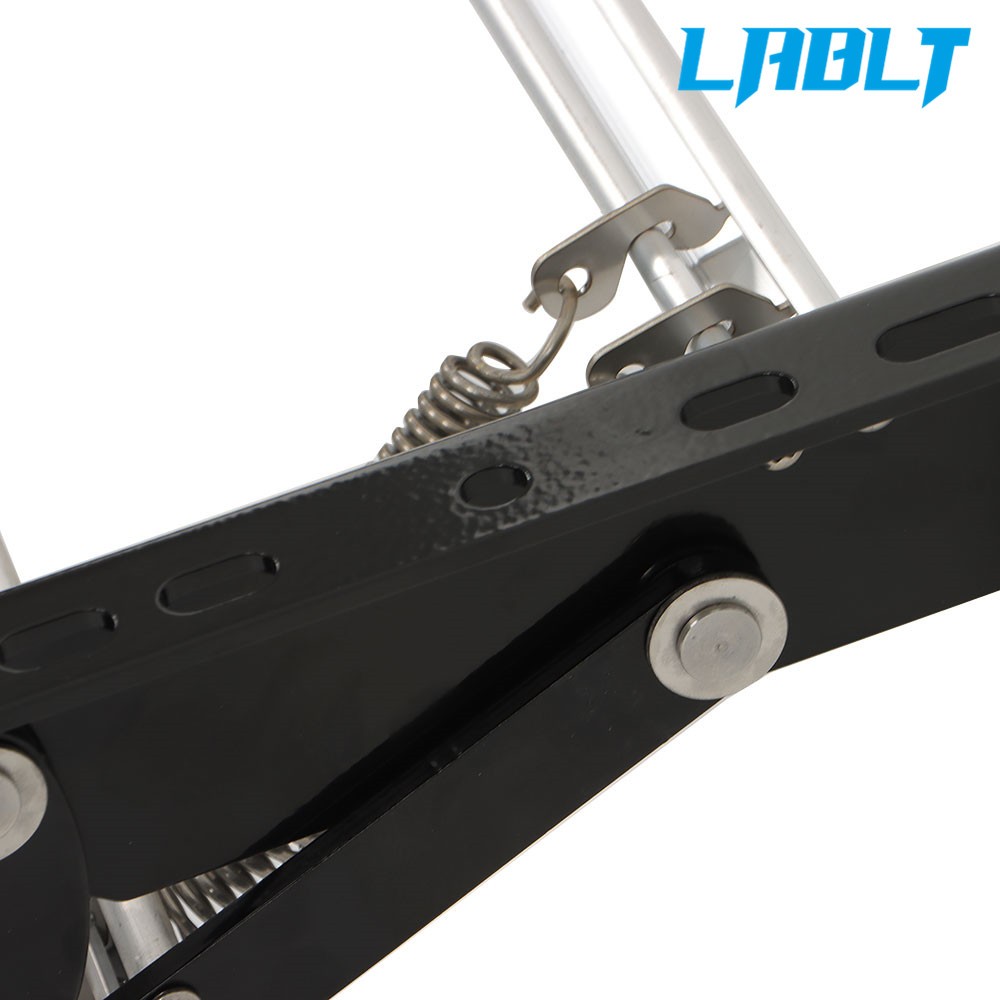 LABLT Manual Pull Out Retractable Two Step RV Camper Platform Steps Stair