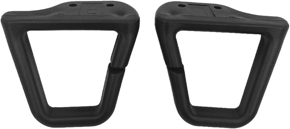 2Pc Ebony Black Seat Belt Shoulder Guide Loop 1993-2002 Camaro Firebird HT7202