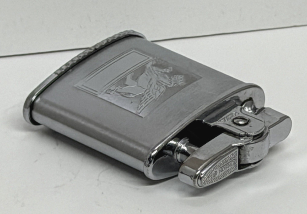 Vintage Chrome 1950s Ronson Triumph Lighter No Monogram