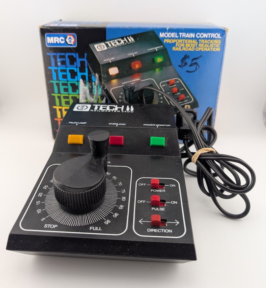 MRC Tech II Railmaster 2400 Model Train Control Powerpack Transformer