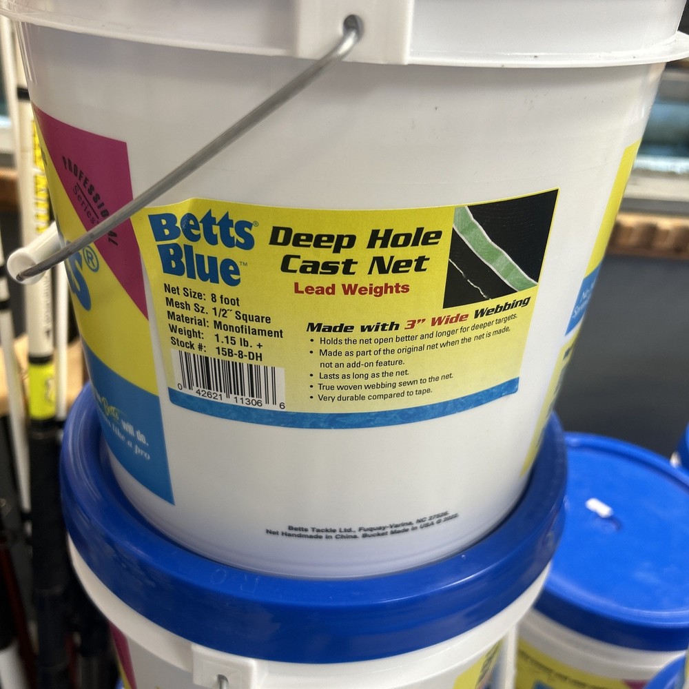 Betts Blue 8’ 1/2” Deep hole Net