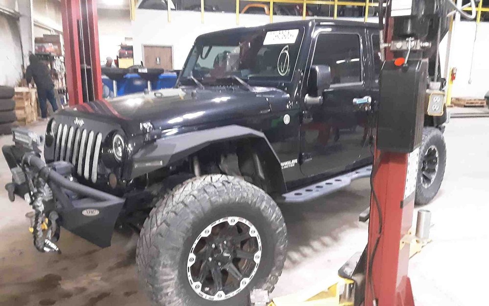 Used Windshield Frame fits: 2009 Jeep Wrangler Grade A