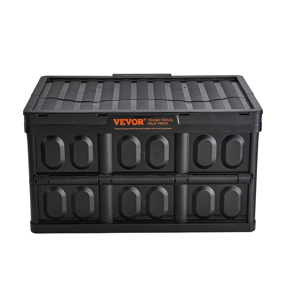 [New]Collapsible Storage Bins w/Lids,45L 3 Packs,Folding Plastic Stackable Utili