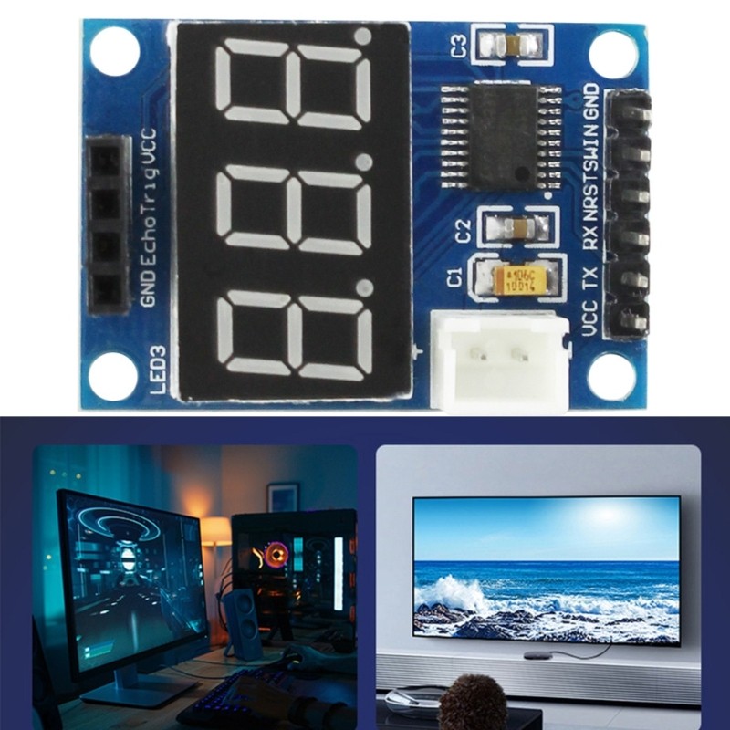 ABS HC SR04 Testing Board Tall Accuracy Transducer Robotics Projects