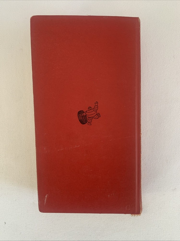 1972 MICHELIN Guide France Red book