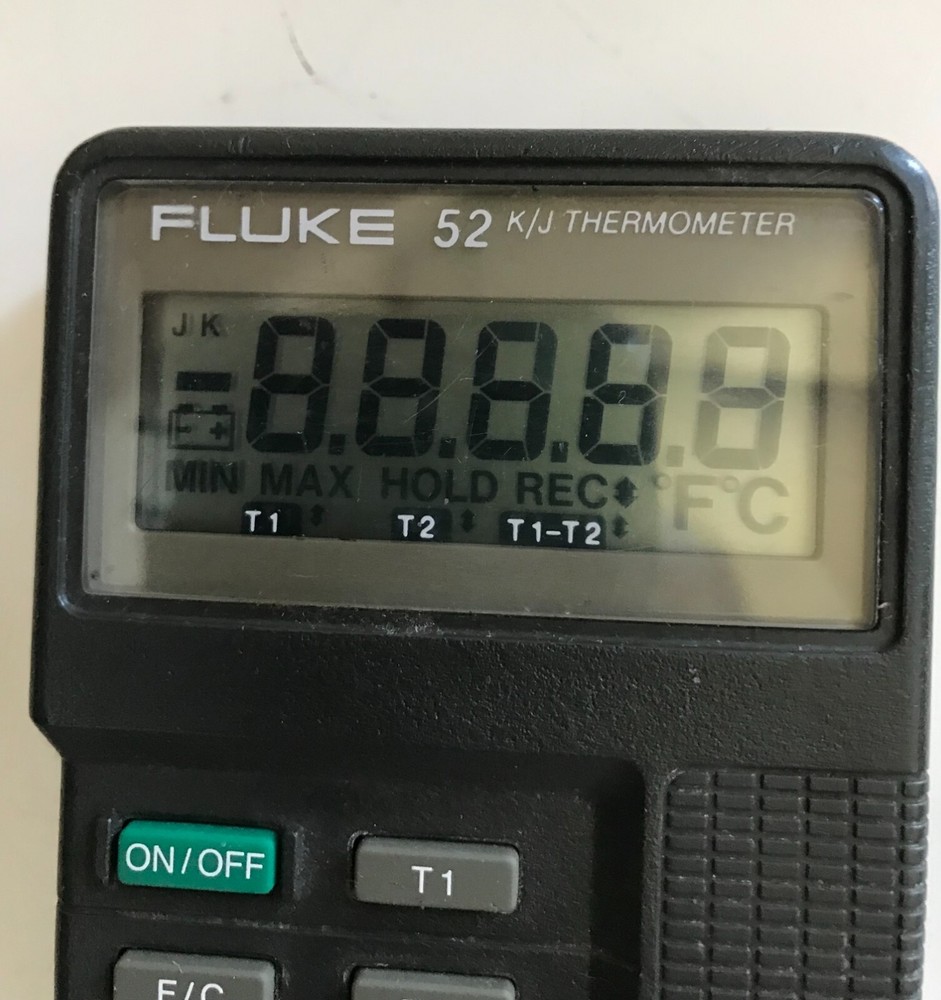 Fluke 52 K/J thermometer